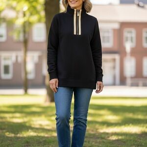 Elegant Black Long Sleeve Dress